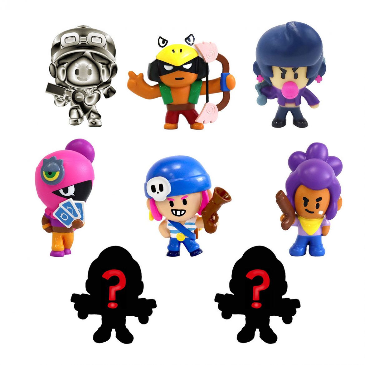 Brawl Stars Packs Deluxe 8 Figuras Colección Bizak