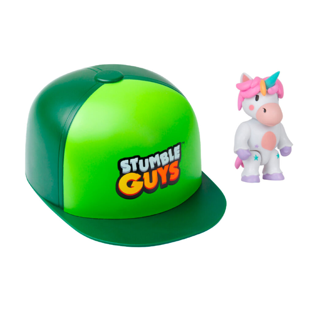 Stumble Guys Pack Gorra y Figura de Acción 7,5 cm Sorpresa