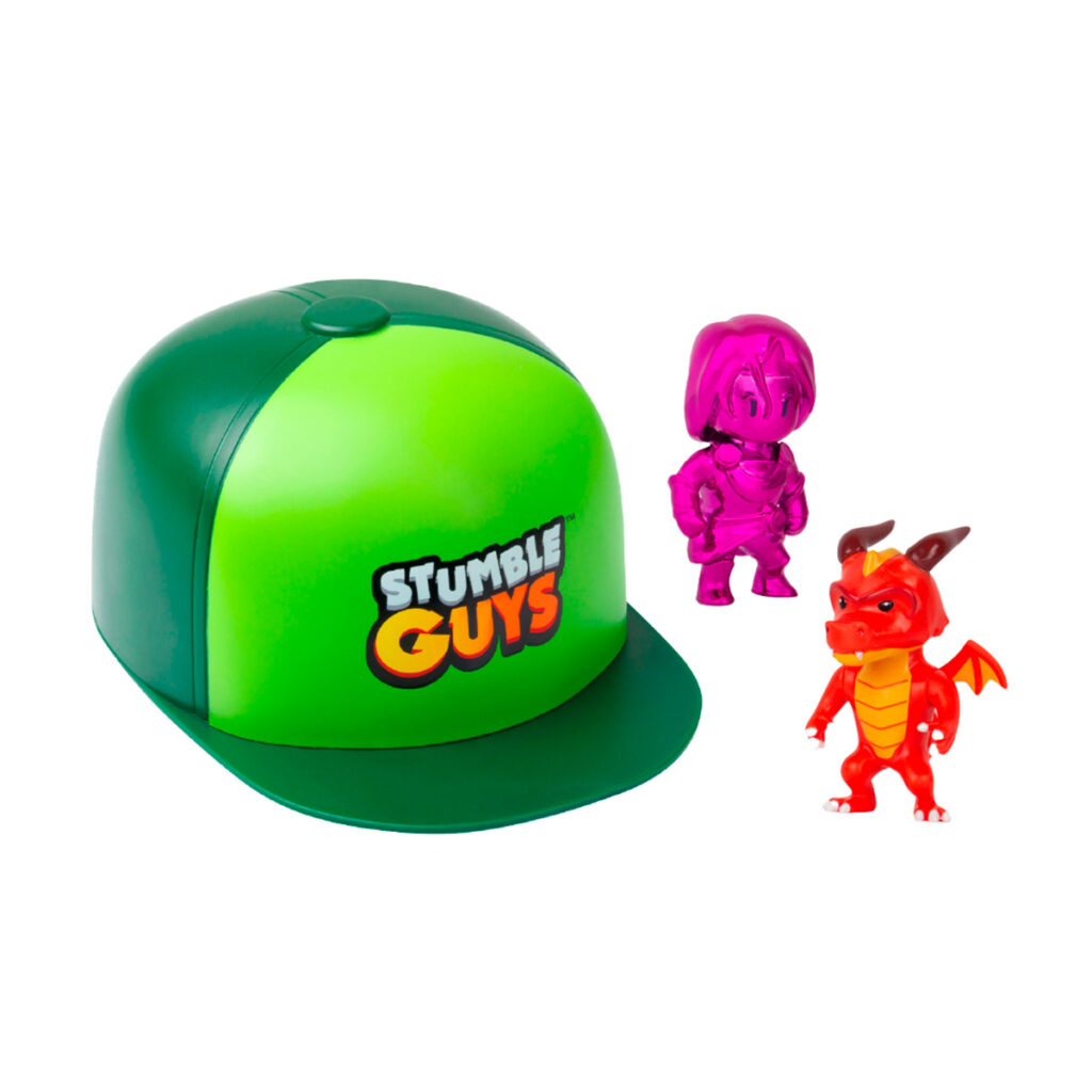 Stumble Guys Pk Gorra Con 2 Figuras Sorpresa